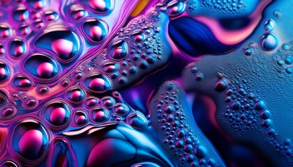 Iridescent Liquid Flow