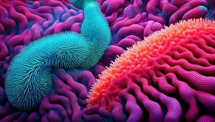 Microscopic Coral Bloom