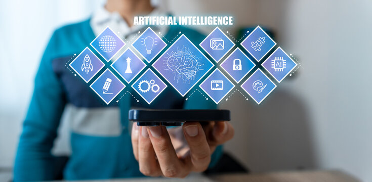 Businessmen leverage AI technology, generative software to implement virtual assistants that converse with the user and efficiently manage digital information