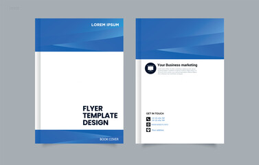 Wave. Set Abstract blue geometric modern annual report flyer Brochure leaflet, the presentation cover, magazine advertising. cover with an abstract background.
