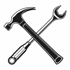 hammer and screwdriver