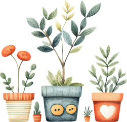 Fototapeta premium Brightness in a Cute Pot.