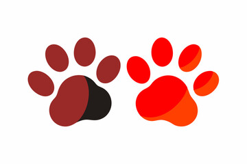 cat paw prints