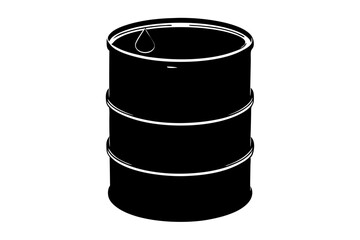 black oil barrels