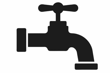 water tap isolated