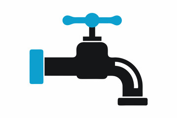 water tap isolated