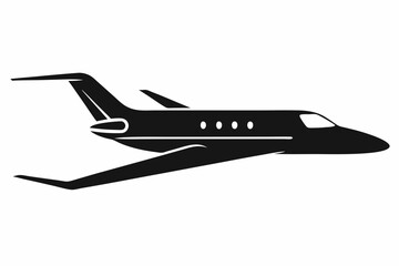Fototapeta premium airplane on the white background