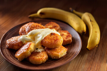 Aborrajados recién hechos con Queso Fundido