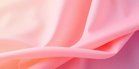 Obraz premium Soft peach and lilac ombre fabric, subtly textured , smooth, linen