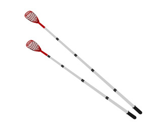 Fruit picking basket on a white background.