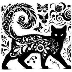 cat batik abstrak beground