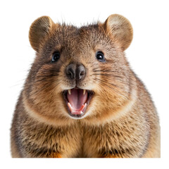 Fototapeta premium Cute quokka with a friendly expression