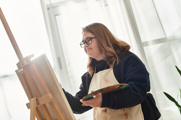 Creating art with passion at home in a cozy, comfortable setting