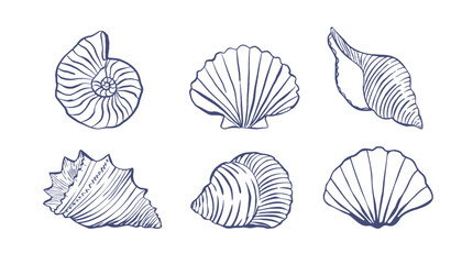 Seashell collection. Mediterranean blue ink nautical retro illustration, summer travel marine kit. Underwater seashell. Line drawing. Minimalist line art.
Dolce vita aesthetic for t-shirt print