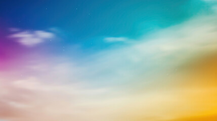 Obraz premium Vibrant starry sky with colorful gradients transitioning into night