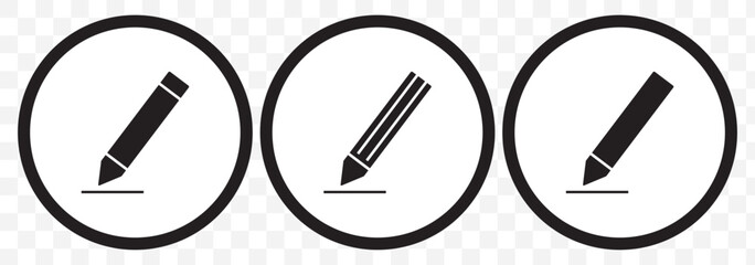 Edit icon vector isolated on transparent background. Pencil icon. sign up Icon vector. edit text. EPS 10.