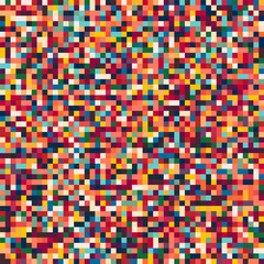 Geometric illustration, mosaic pattern, abstract pixels, seamless pattern