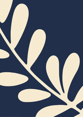 Floral trendy background, floral botanic design templates, modern art prints, posters and placard