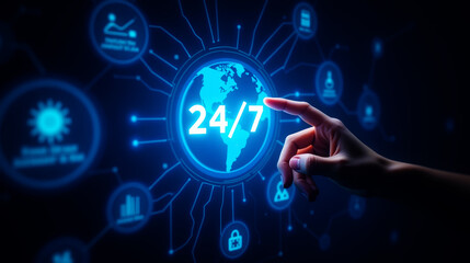 24/7 digital access to the globalized world with connected technology