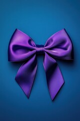 Naklejka premium Purple Bow Decoration