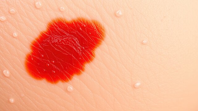 Sun Exposure - Skin Reaction Photo