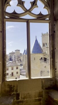 Beautiful Castle of Olite in Navarra, Spain