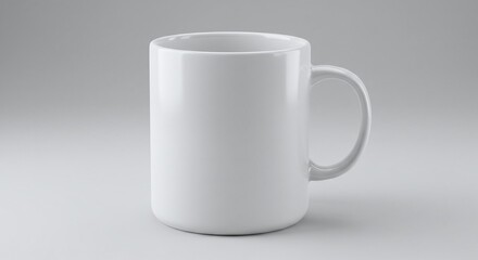 Ceramic Mug : A close-up shot of a sleek and modern ceramic mug. Ideal for beverage enjoyment.