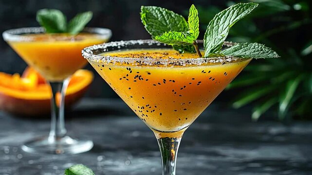 aam panna martini indian cocktail video