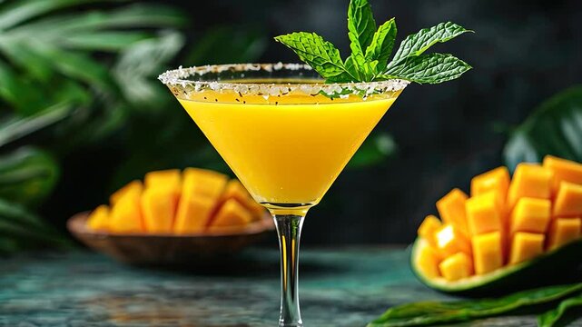 aam panna martini indian cocktail video
