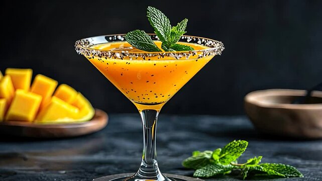 aam panna martini indian cocktail video