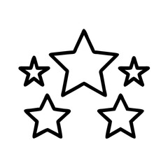 Obraz premium Five Star Icon
