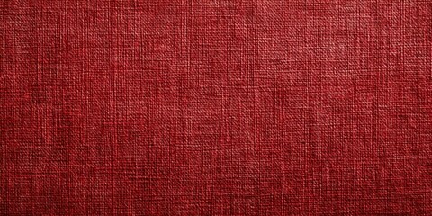 Fototapeta premium Red linen craft paper texture, ideal for Spring Festival, Christmas, or Lunar New Year cards, with a seamless background offering a warm, festive feel