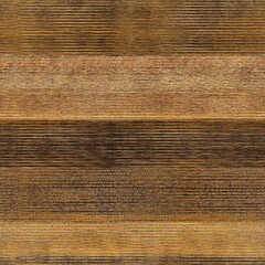 Fototapeta premium Thin horizontal marl stripe in autumnal brown earth tones. Seamless repeat texture in warm tapestry woven fabric effect. Perfect for trendy masculine shirt ombre design