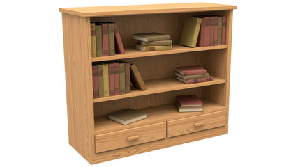 Isolated Bookcase