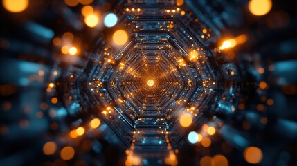abstract background of lights