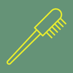 Eyebrow Brush Icon Design