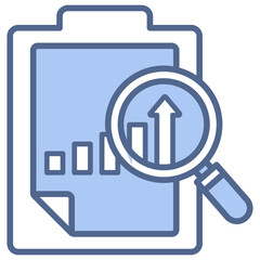 Predictive Analytics Blue Icon