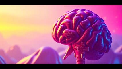 Retro Autism Awareness Poster – 90s Neurodiversity Art Style