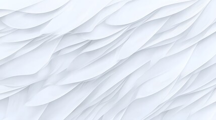 Obraz premium Abstract White Textured Layers Creating a Flowing and Minimalist Background Design