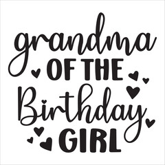 grandma of the birthday girl