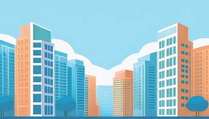 Obraz premium Real estate lifestyle, abstract illustration of condominium fragment