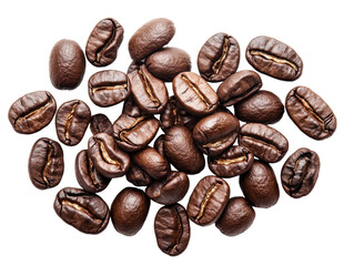 Isolated Coffee Beans