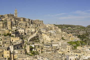 Naklejka premium Europäische Kulturhauptstadt 2019, Sassi von Matera, Matera, Ba