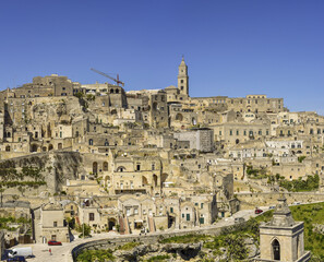 Obraz premium Europäische Kulturhauptstadt 2019, Sassi von Matera, Matera, Ba