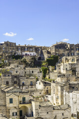 Obraz premium Europäische Kulturhauptstadt 2019, Sassi von Matera, Matera, Ba