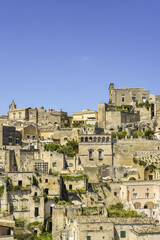 Obraz premium Europäische Kulturhauptstadt 2019, Sassi von Matera, Matera, Ba