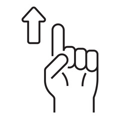 Obraz premium hand cursor vector icon