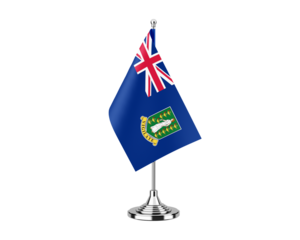 British Virgin Islands Table Flag