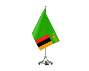 Zambia Table Flag
