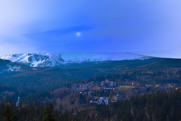 majestic mountins,high peaks, fabulous green forests atthe foot of the mountain peaks, wild nature